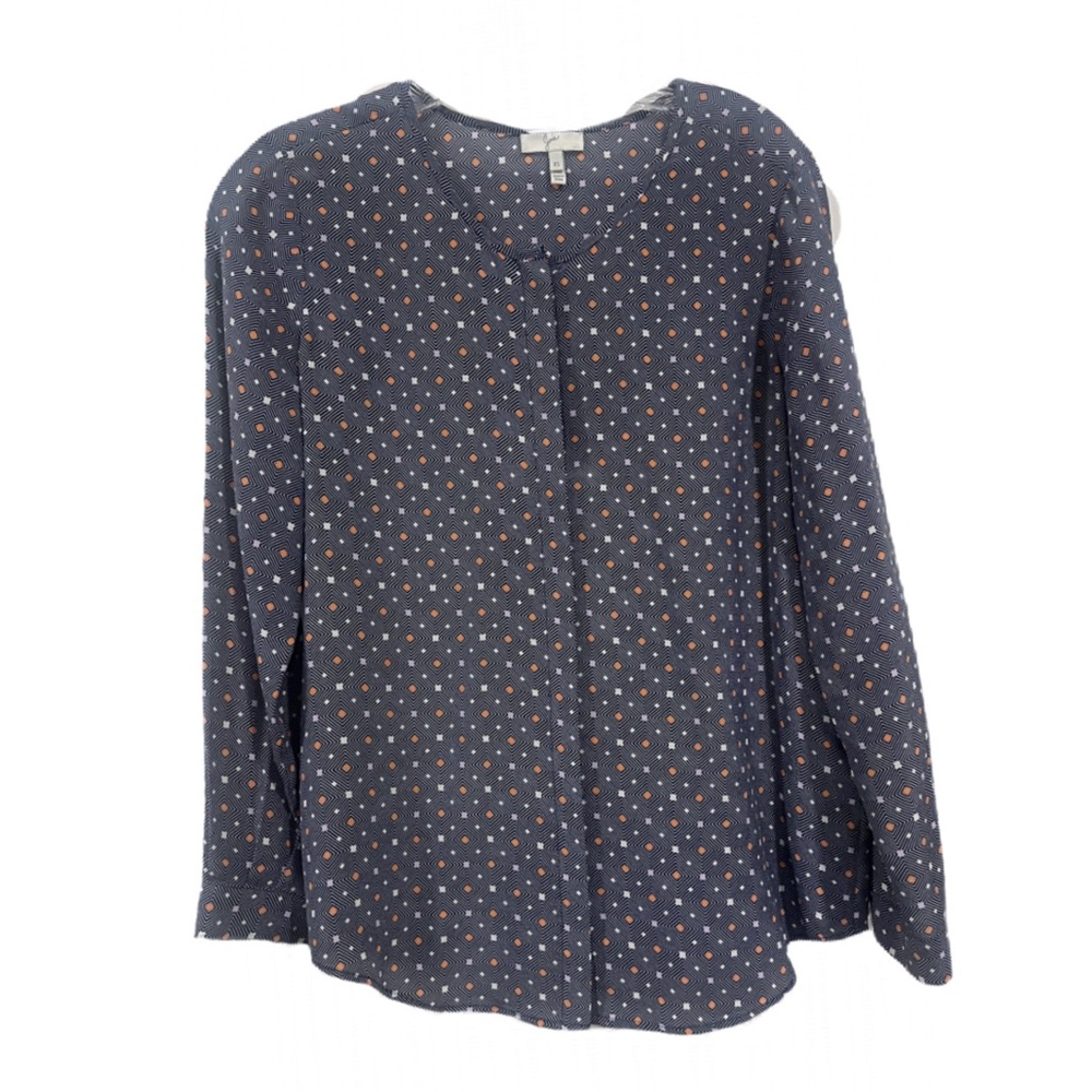 Joie Silk Top (w/ Pattern Print)